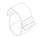 Unirac GridFlex 10 380900 PVC Wire Management Clip