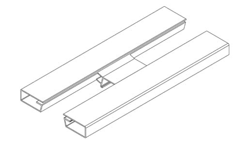 Unirac GridFlex 10 380920 Homerun Wire Management Cover 13.5"
