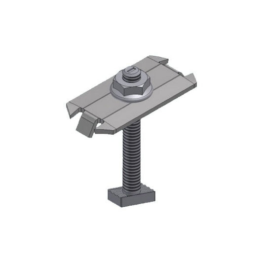 Unirac SolarMount 302029C-US Clear Bonding Mid Clamp, 38mm-41mm Domestic Content