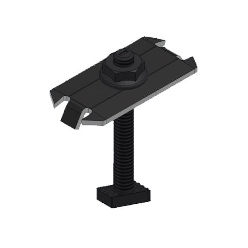 Unirac SolarMount 302029D-US Dark Bonding Mid Clamp, 38mm-41mm Domestic Content
