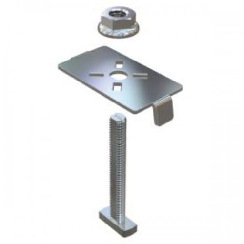 DPW PA-GMC-40-46-RAD Clear Mid Clamp, 40-46mm