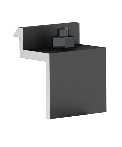 Unirac SolarMount 302026D Dark End Clamp, 39-41mm