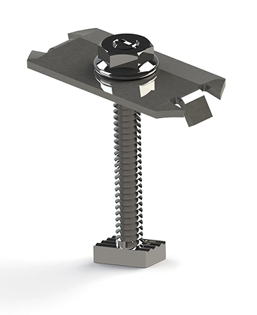 Unirac SolarMount 302027C Mill Mid Clamp, 30-36mm