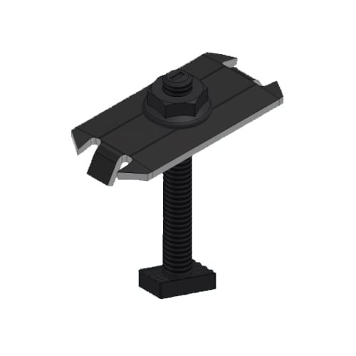 Unirac SolarMount 302028D Dark Mid Clamp, 45-52mm