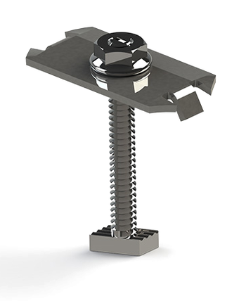Unirac SolarMount 302029C Mill Mid Clamp, 38-41mm