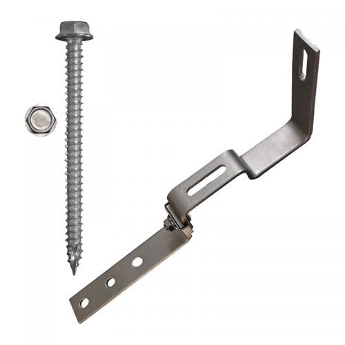 QuickBolt 17612 Height Adjustable Roof Hook for Side Mount Rails