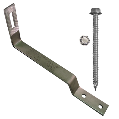 QuickBolt 17608 Flat Tile Roof Hook, Side Mount Rails