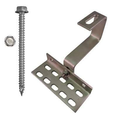 QuickBolt 17600(1) All Tile Roof Hook, Bottom Mount Rails