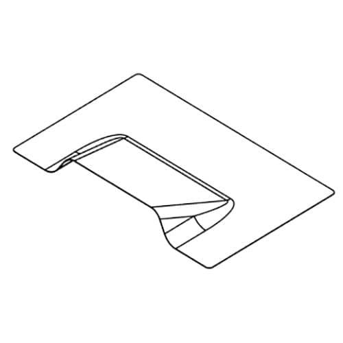 IronRidge QuickMount QM-THDF-01-M1 Mill Tile Hook Flashing