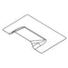 IronRidge QuickMount QM-THDF-01-M1 Mill Tile Hook Flashing
