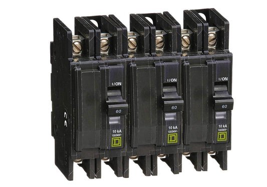 Schneider 865-1215-01 2-Pole 60A 3-Set Circuit Breaker Kit