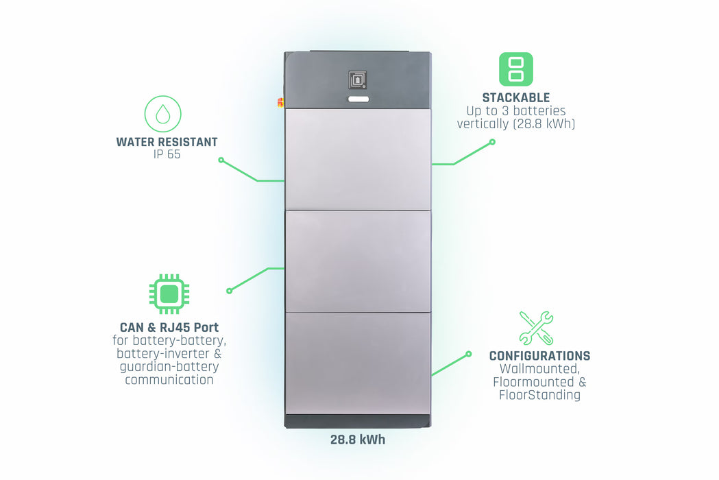 Fortress Power eForce 28.8 28.8kW Energy Storage System (28.8kWh Capacity)