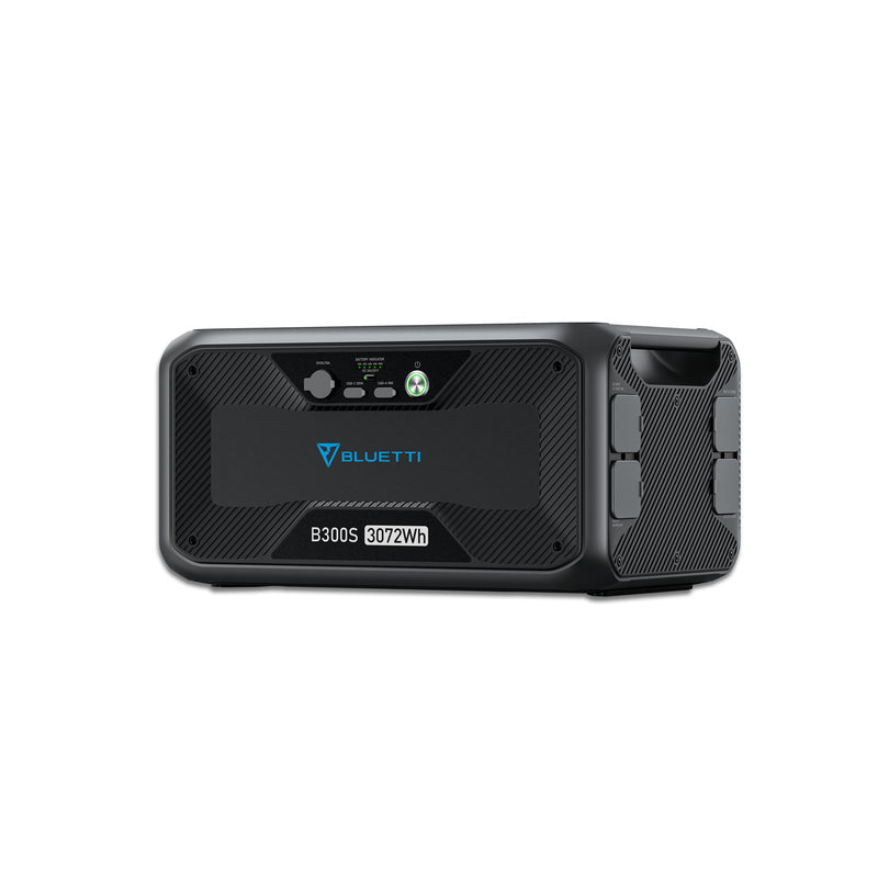 Bluetti P-B300S-US-GY-BL-010 100Wh 60Ah Lithium Iron Phosphate Expansion Battery 500W Max