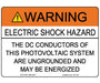 Hellermann 596-00234 Solar Installation Warning Label