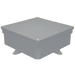 Centaur JB12X12X4 Hinged Junction Box 12"x12"x4"