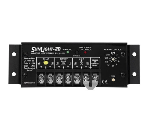 Morningstar SunLight SL-20L-24V 20A 24Vdc PWM Charge Controller