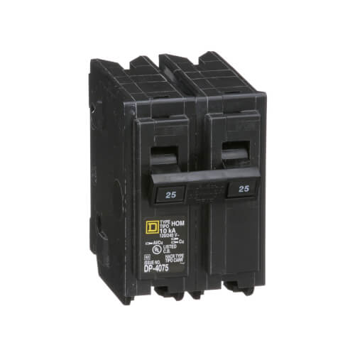 Square D HOM225 2-Pole 25A Circuit Breaker