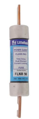 Littelfuse FLNR090 90A 125Vdc Dual-Element Time Delay Fuse