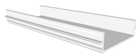Ecolibrium ES10812 96" Wire Management EcoTray Tray