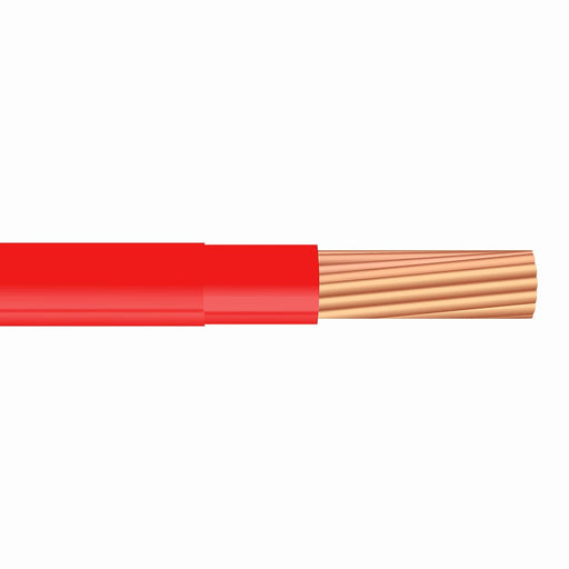 THHN-12-STR-RED-CU-500 #12 AWG 600V 1FT Red Wire