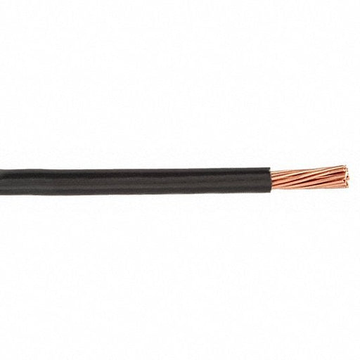 THHN, #8 AWG, Black, Stranded, 1FT, 600VAC 8AWG 1 FT Black Building Wire