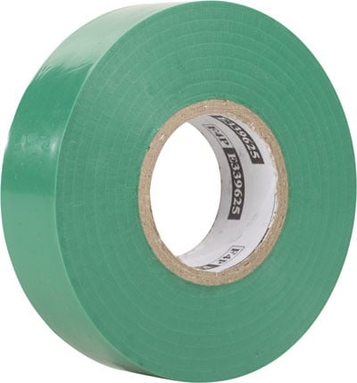 F4P TGN 0278-9847 Green Vinyl Electrical Tape