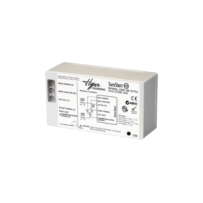 Enphase SSTART-08-16A-1P-230V Soft Starter for 240V HVAC Loads