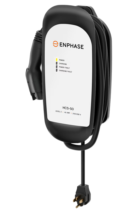 Enphase IQ-EVSE-NA-1050-0110-0100 NEMA 14-50 Plug-In IQ 50 EV Charger 40A 240Vac