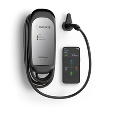 Enphase IQ-EVSE-NA-1050-0101-0100 8AWG Service Whip Hardwired IQ 50 EV Charger 48A 240Vac NACS Connector