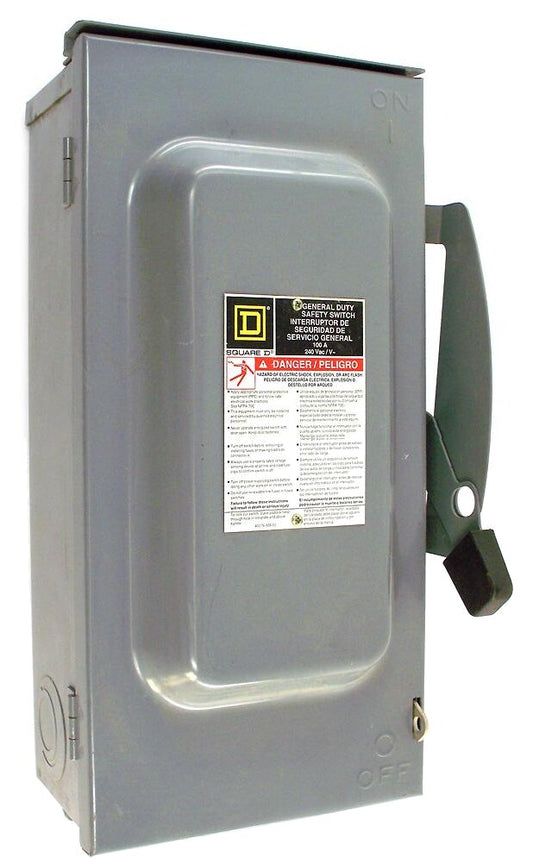 Square D D223NRB 100A 2-Pole Disconnect