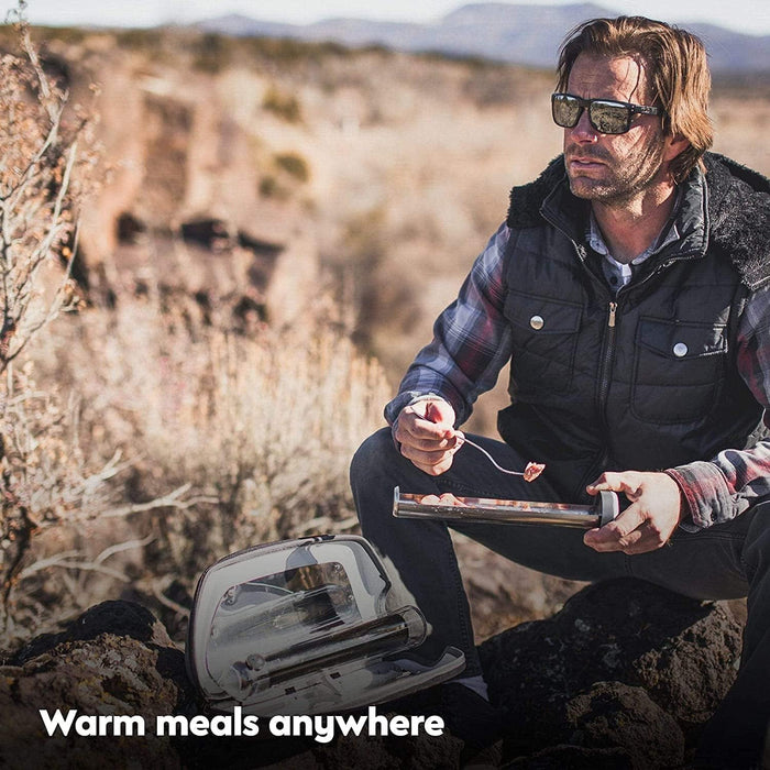 Solar Oven Portable Stove | Pro Camp Stove Solar Cooker | Camping Cookware & Survival Gear | Outdoor Oven & Solar Powered Grill