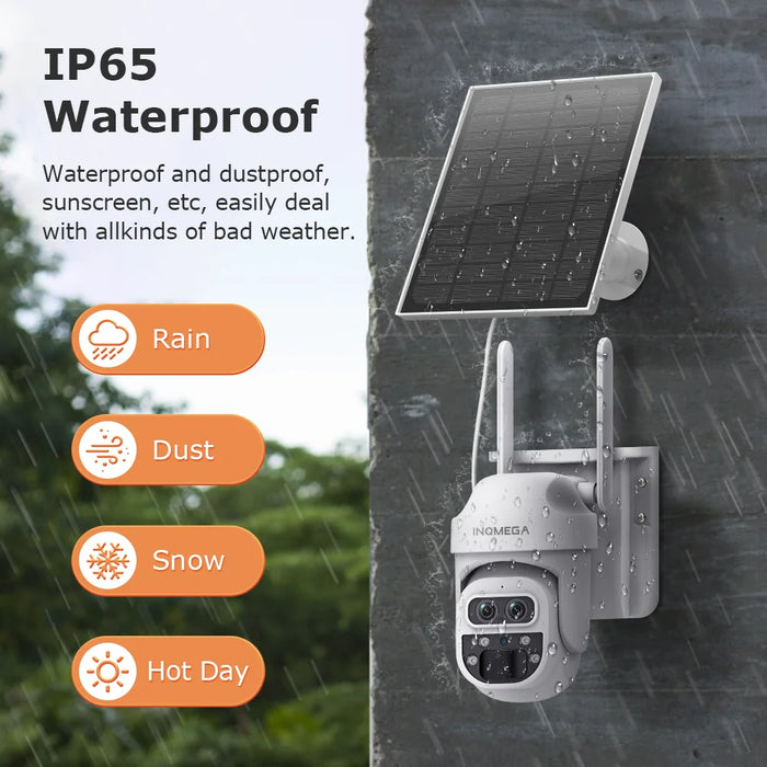 Solar Camera Security Cameras Wireless WIFI / 4G Solar Outdoor Camera 8MP 4K 12X Zoom SIM Human Detection Security Kamera
