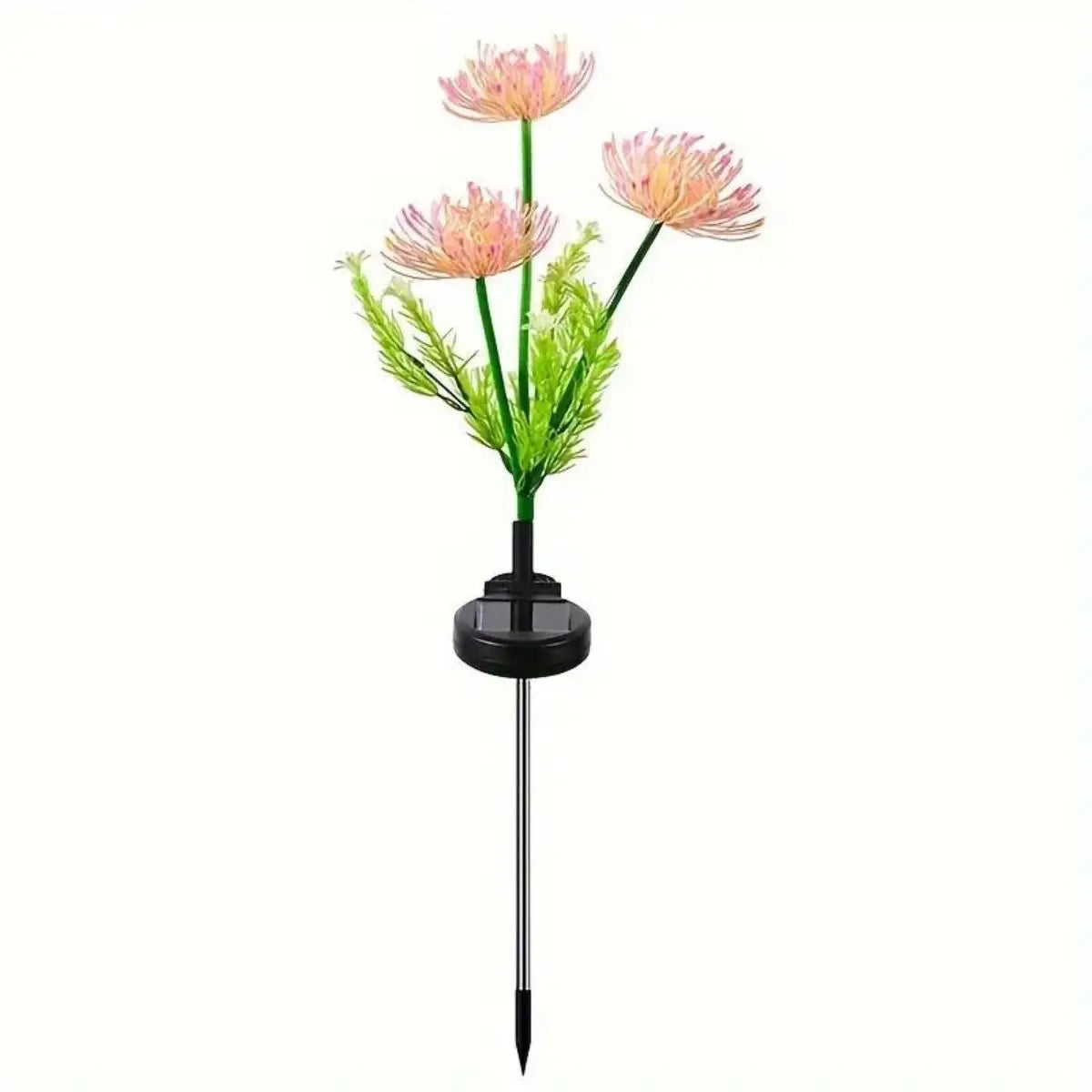 Solar Garden Lights Solar Flowers Lights with Glowing Flowers & Stems Solar Outdoor LED Light for Garden Pathway Deck Yard Decor