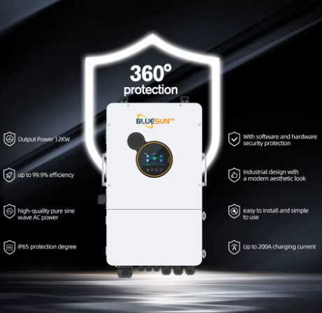 Bluesun 12kW Hybrid Solar Inverter (BSE12KLNA) for System Use