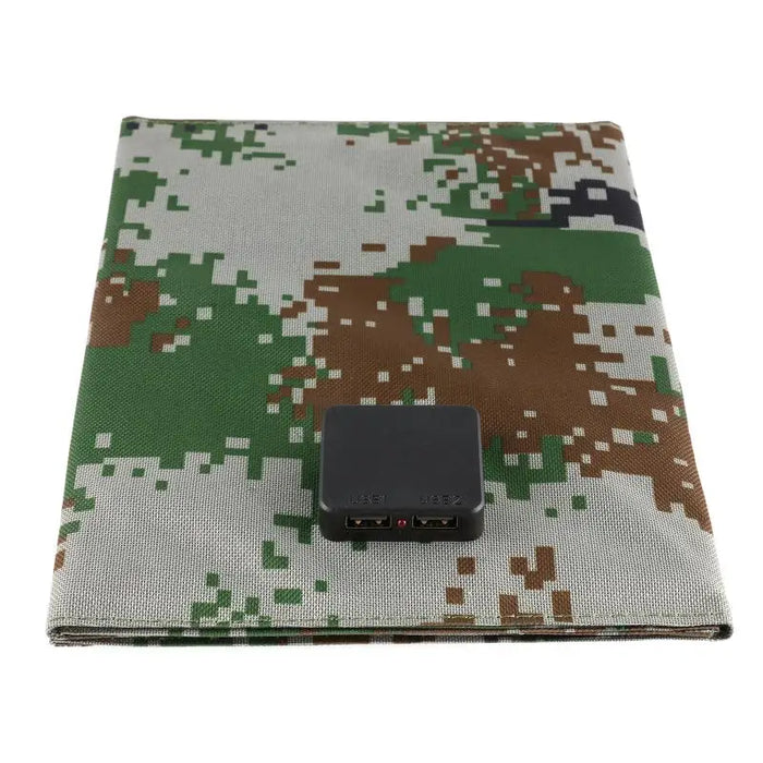 Foldable 5V 100W Dual USB Solar Panel Outdoor Waterproof Solar Panel Charger Mobile Power Battery Charger With 4 in 1 Cable