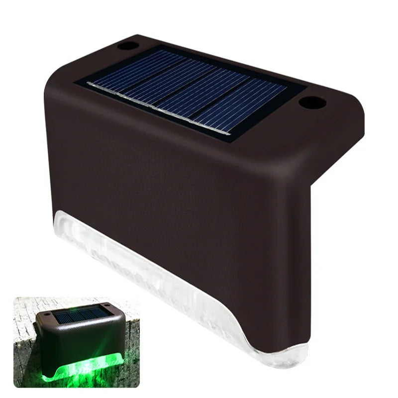 Solar Step Lights Outdoor LED Fence Lights 20 Pack Waterproof Led Solar Lamp for Railing Stairs Yard Patio and Pathway
