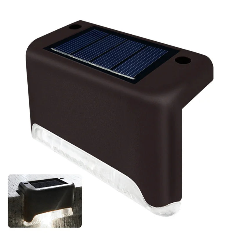 Solar Step Lights Outdoor LED Fence Lights 20 Pack Waterproof Led Solar Lamp for Railing Stairs Yard Patio and Pathway