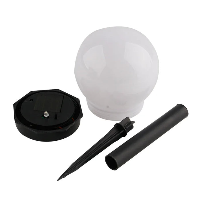 Solar LED Garden Round Ball Bulb Light Outdoor Waterproof Landscape Villa Lawn Light Ground Plug Light Garden Decorative Lantern