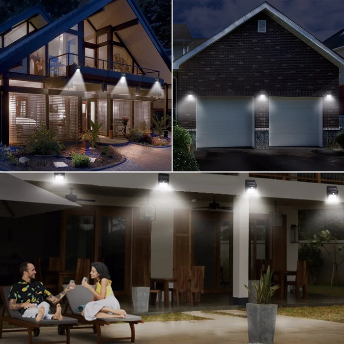4 Pack 30 LEDs Security Solar Powered Light PIR Motion Sensor Light Path Wall Lamps Outdoor Garden Emergency Waterproof light