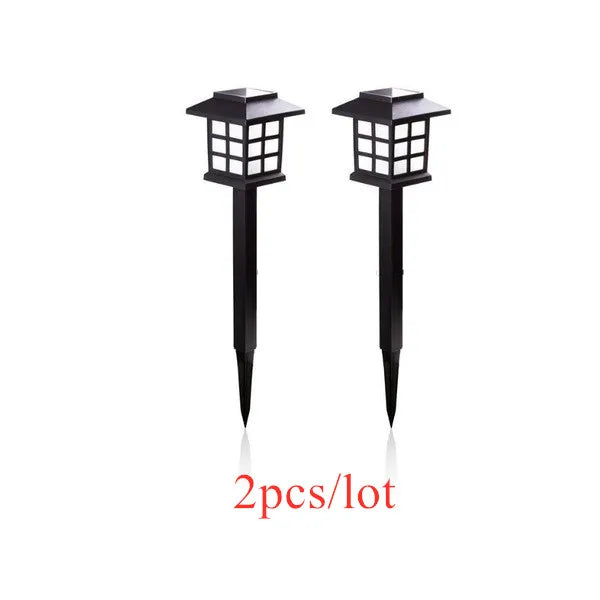 2/6/8pcs Led Solar Pathway Lights Waterproof Outdoor Solar Lamp for Garden/Landscape/Yard/Patio/Driveway/Walkway Lighting