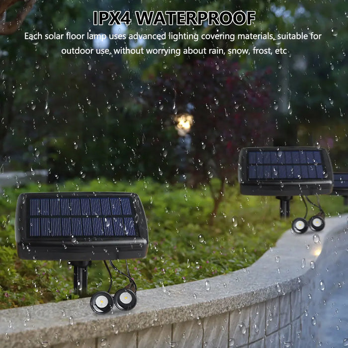 Led Solar Pathway Lights Outdoor Waterproof Lawn Lamps Spotlights Landscape Lighting Garden Decoration Patio Yard Solar Lamp