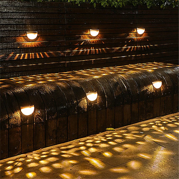 LED Solar Lights Outdoor Lighting Garden Decoration Yard Fence Lamp Waterproof Sensor Wall Lamp Energy Saving Street Night Light