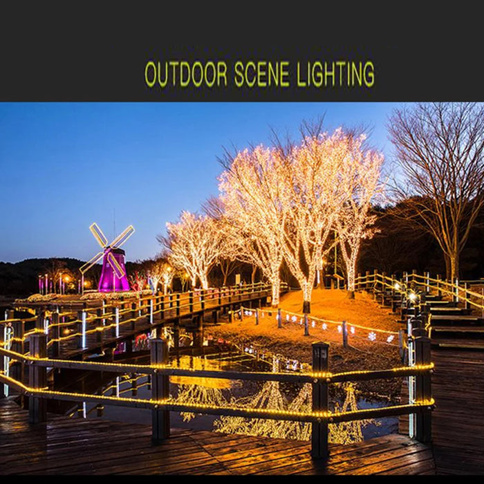 Outdoors Solar String Light 300LED 8 Modes Solar Lamp Waterproof for Gardens Wedding Party Valentines Christmas Tree Homes