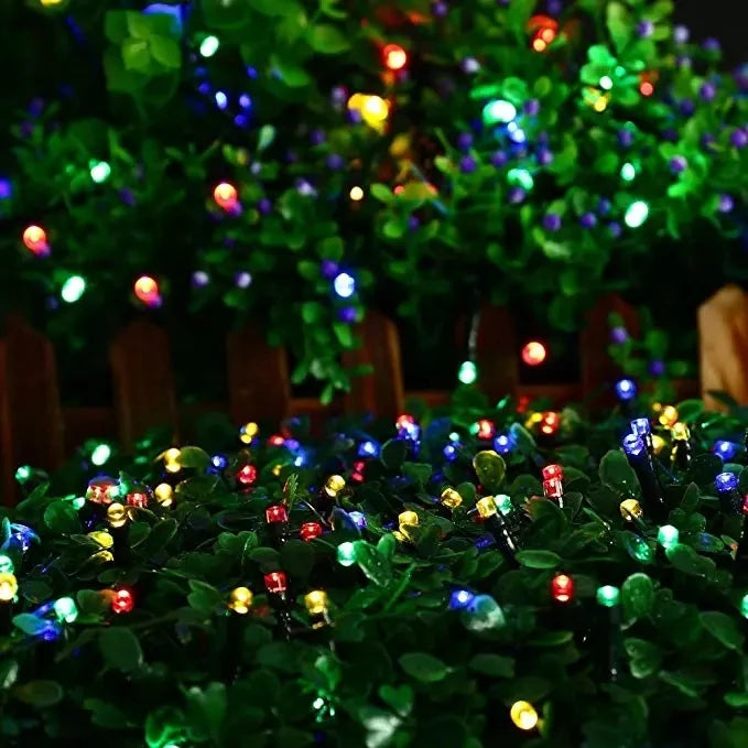 Outdoors Solar String Light 300LED 8 Modes Solar Lamp Waterproof for Gardens Wedding Party Valentines Christmas Tree Homes