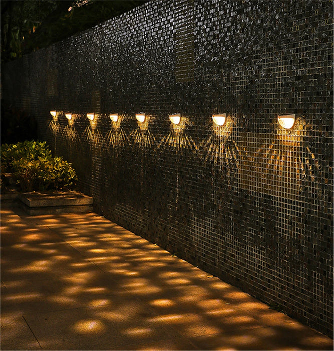 LED Solar Lights Outdoor Lighting Garden Decoration Yard Fence Lamp Waterproof Sensor Wall Lamp Energy Saving Street Night Light