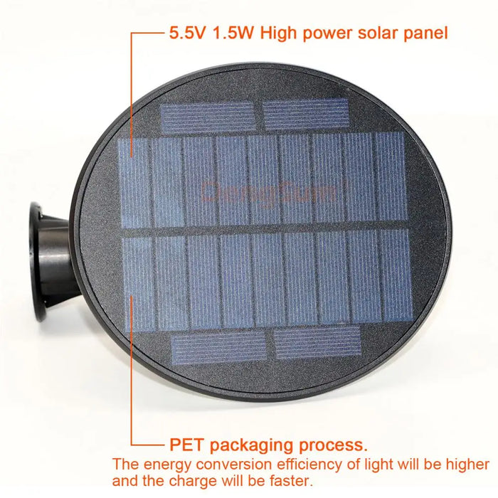 360 degree lighting PIR motion sensor round solar wall light Circular garden solar energy lamp 29LED bright outdoor street lamp