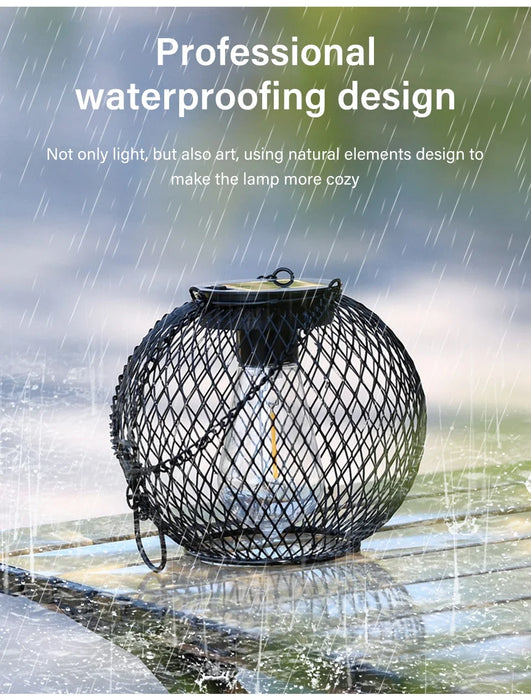 Solar Lantern Outdoor Solar Lights For Outside Decorative Hanging Lights Waterproof Solar Lanterns Hollowed-out Yard Garden Lamp