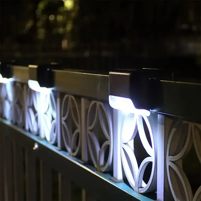 16 Packs of Solar Deck Lights for Outdoor, Solar Step Lights, Waterproof, Led Solar Lights for Outdoor Deckers, Stairs, Fences, Courtyard Flower Beds and Terraces