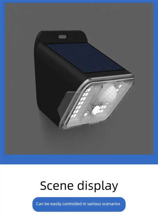 Solar Lights Outdoor Garden 68 LED Super Bright Solar Security Wall Lights Small Fence Light Motion Sensor Waterproof Door Yard