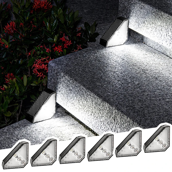 Solar Step Lights, Outdoor Stair Lights, Step Lights, Courtyard Decorative Atmosphere Lights, Suitable for Courtyard, Garden, Park, Deck, Stair Step Decoration